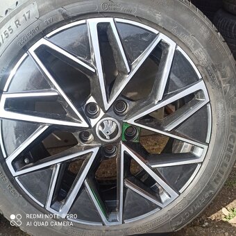 Orig.alu disky ŠKODA OCTAVIA 4 17" - 5