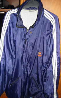 ADIDAS bunda pánská dlouhá šusťáková - RETRO - 5