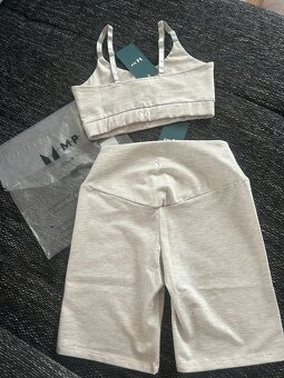 Tréninkový béžový/šedý set MyProtein, XS/34 - 5