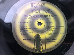 IRON MAIDEN. The Number Of The Beast LP. 1982. Made In UK. - 5