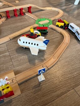 Dřevěná vláčkodráha - elektrická mašinka - 5