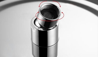 Dešťová sprchová hlavice Bonade chrom 250 mm - 5