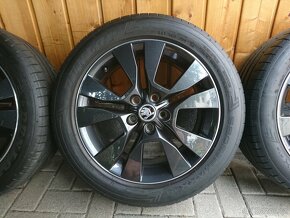 Škoda Yeti letní Dunlop 225/50/17 originálni kola 17" - 5