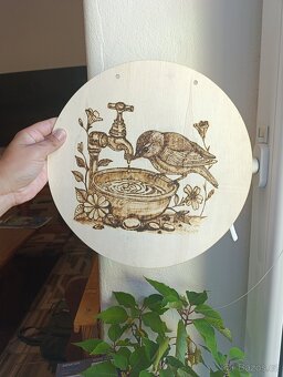 Vypalování do dřeva ,prkénka, překližka (pyrografie) - 5
