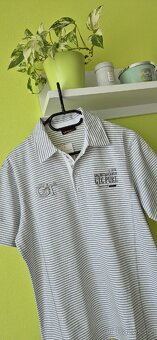 Proužkované polo tričko - 5