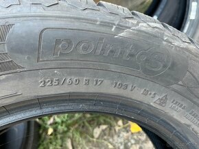 4x Zimní pneu gumy kola 225/60 R17 DOT 38/22 - 5