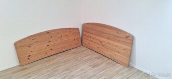 Masivní postel 140x200 cm – dub (včetně roštu) - 5