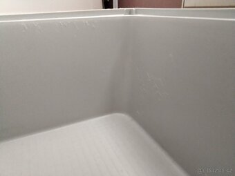 Prodám bílou klec 70x40cm+senik - 5