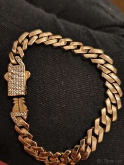 Dámský zlatý náramek - 5