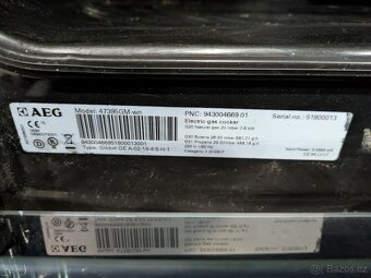 prodám kombinovaný sporák AEG - 5