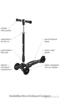 Koloběžka Micro Kickboard Compact - 5
