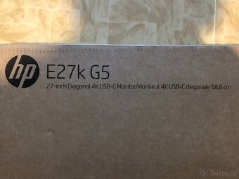 Monitor HP E27k G5 4K – nový, pouze rozbalený - 5