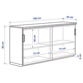 IKEA Galant Skříň s posuvnými dveřmi - 5