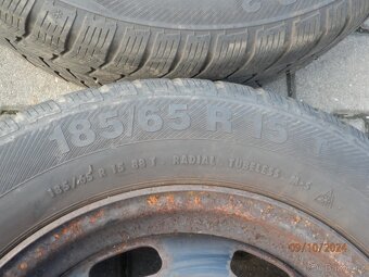 4x Obutá zimní sada kol na CITROEN C3 BARUM 185/65 R15 - 5