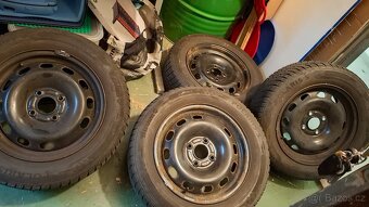 Zimní pneu s disky 195/60 R15 vzorek 5 mm FORD TOURNEO COUR. - 5