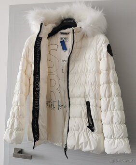 Zimní bunda s kapucí SOCCX vel. M nová - 5