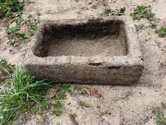 Betonový žlab, koryto, květník, nádoba, dekorace - 5