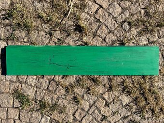 Levný dřevěný obklad Zpuchřelá barva - vintage zelená - 5