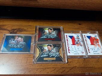 Podepsané hokejové karty Jágr, Plekanec, Hašek, Šlégr 5ks - 5