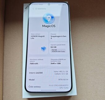 Nový Honor Magic8 Lite 8GB/512GB Forest Green - 5
