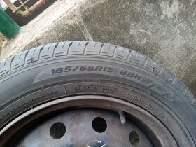 Letní pneu s plechovými disky R15 - 5