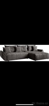 Moderní rohová sedací souprava 280x189 L ,rozkládací - 5