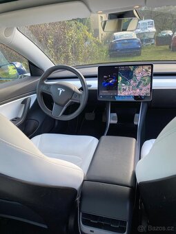Tesla model 3 LR, záruka, autopilot, bílá kůže, 4x4 - 5