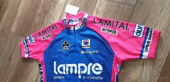 Cyklistický retro dres Lampre Colnago ♧ - 5