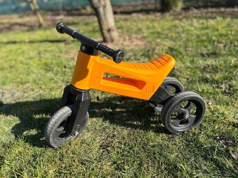 Odrážedlo FUNNY WHEELS 2v1 oranžové (stav viz foto) - 5
