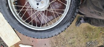 Zadní kolo jawa 90 s PNEU BARUM ENDURO 3.5 - 18 M13B - 5
