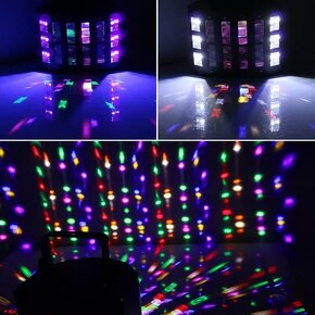 Lixada 24W RGBW DJ Párty světlo Projector, 6 kanálů, DMX 512 - 5