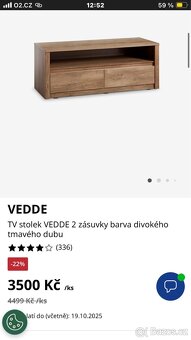 Prodám set nábytku – divoký dub - 5