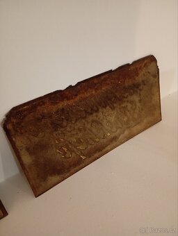 Stará reklamní cedule KRÁSNÉ BŘEZNO - LISOVANÉ DROŽDÍ - 5