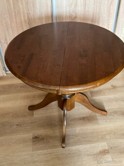 Rozkládací jídelní stůl WILLIAM ořech - 5