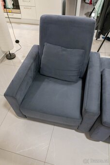 Prodám sedací soupravu - rozkládací pohovka + křeslo - 5