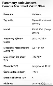 Plynový kondenzační kotel Junkers - 5