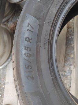 Prodám zánovní letní pneu 215/65/17 Michelin Primacy 4 103V - 5