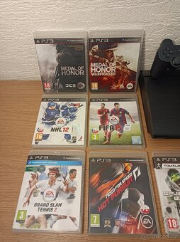 Ps3 SuperSlim + 12 her (500GB) - Top stav - 5