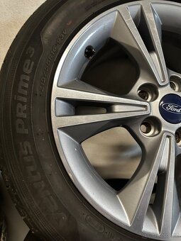 5x108 R16 7J ET50 Ford + letné 215/55 R16 Hankook - 5