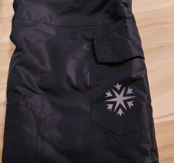 Dětské černé lyžařské kalhoty Crivit 146/152 - 5