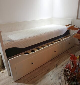 Rozkládací postel Hemnes - 5