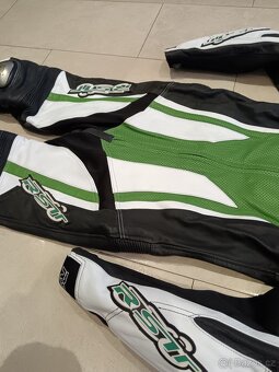 RST-Pánská kožená moto kombinéza, jednodílná - 5