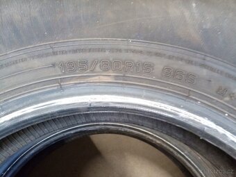 K prodeji 2 ks pneu zn. Dunlop rozměr 185/80 R 15 - 5
