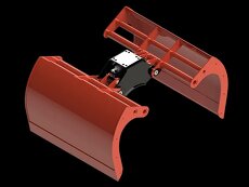 Hydraulická ruka - drapák na sypké hmoty - 5