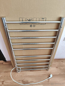 Elektrický sušák ručníků chrom nástěnný 100 W - 5