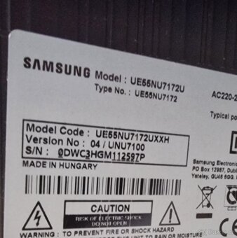 Smart led tv ue55Nu7172u 139cm - 5