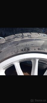 Alu kola dvoj rozteč r16 5x100/112 - 5