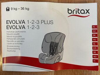 Britax Römer EVOLVA 1-2-3 PLUS – po jednom dítěti, dobrý sta - 5