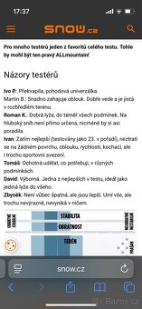 Prodám all mountain lyze Atomic Nomad Crimson TI - 5