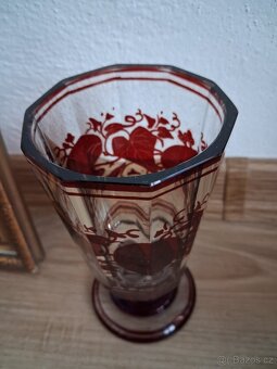 skleněný pohár ve stylu Biedermeier - 5